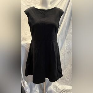 New York & Company Black Sleeveless Dress with side pockets